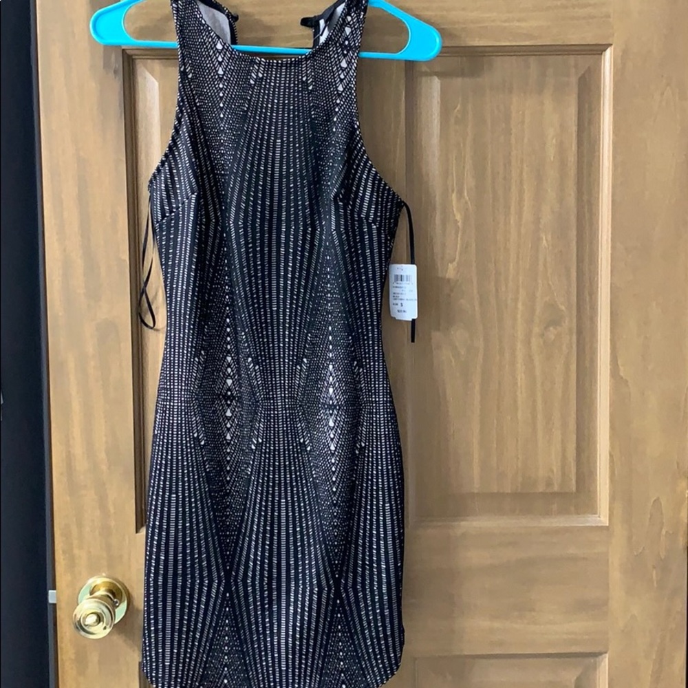 Black/tan dress